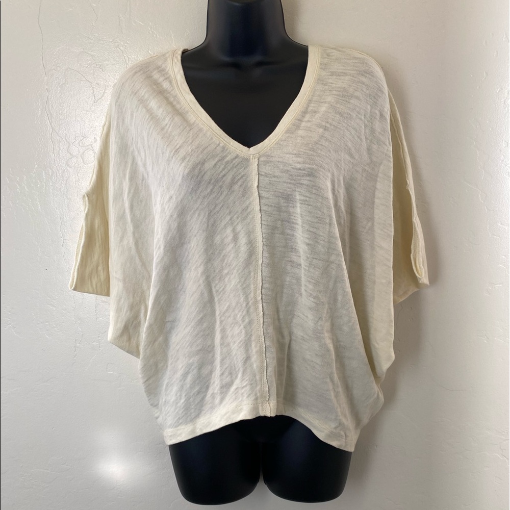Bordeaux V-neck top size XS